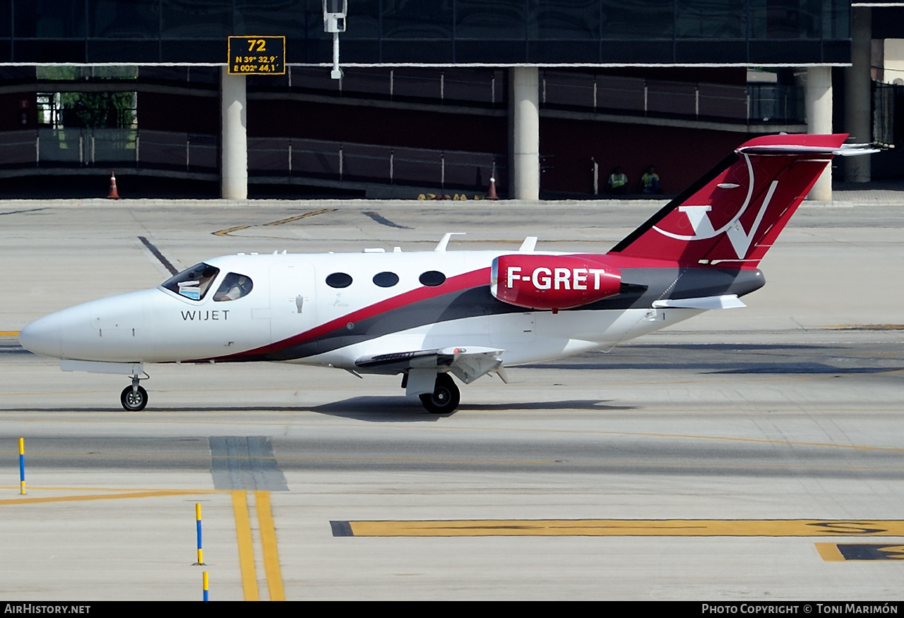 Aircraft Photo of F-GRET | Cessna 510 Citation Mustang | Wijet | AirHistory.net #836550