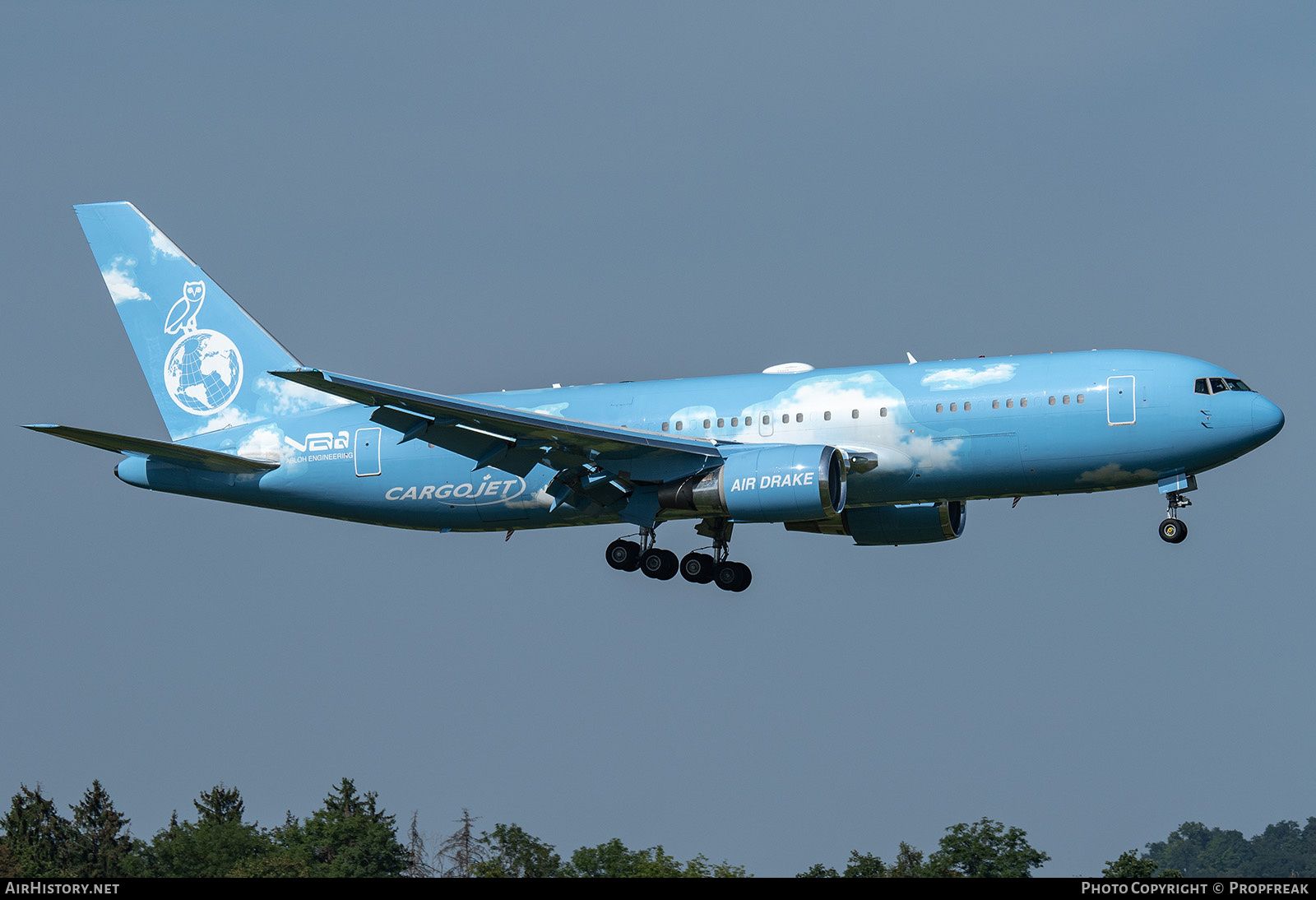 Aircraft Photo of N767CJ | Boeing 767-24Q | Air Drake | AirHistory.net #836568