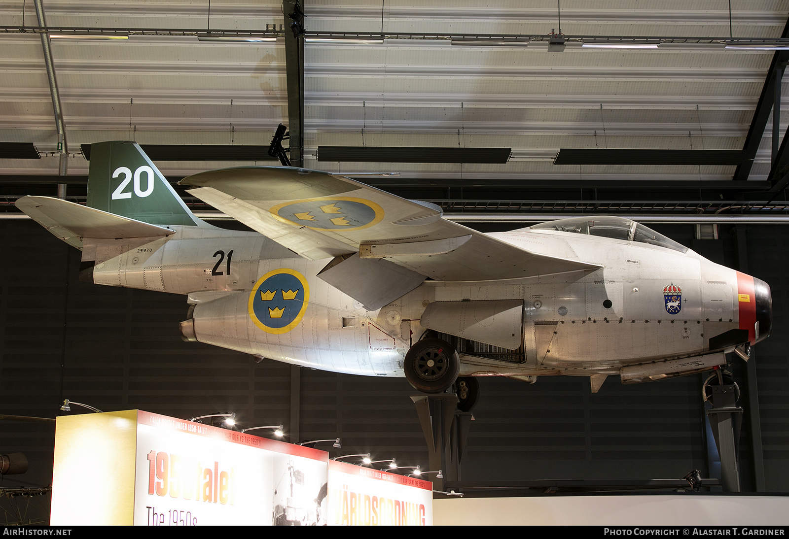 Aircraft Photo of 29970 | Saab S29C Tunnan | Sweden - Air Force | AirHistory.net #836581