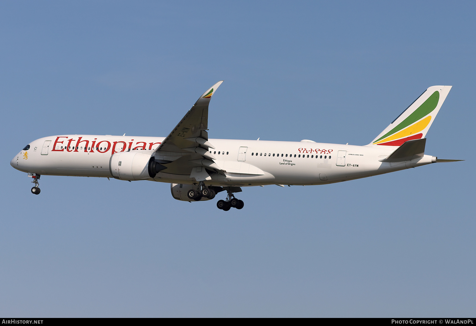 Aircraft Photo of ET-AYM | Airbus A350-941 | Ethiopian Airlines | AirHistory.net #836619