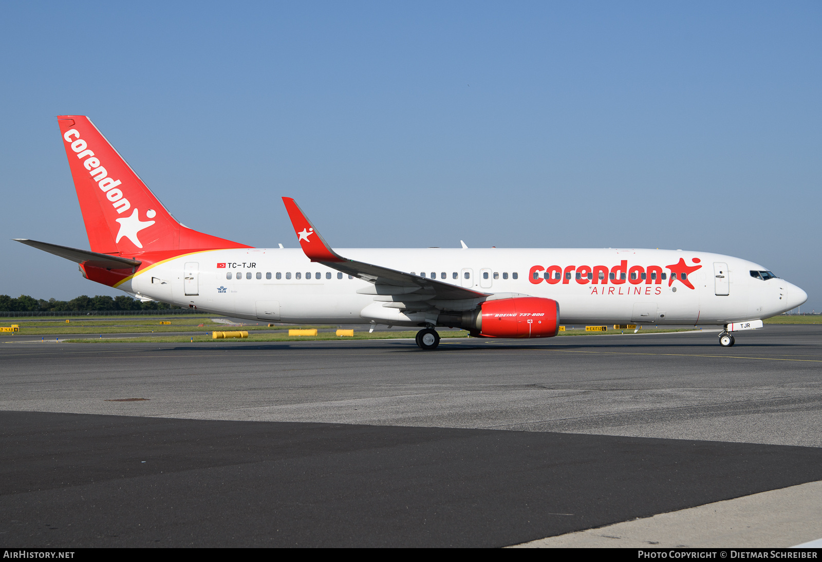 Aircraft Photo of TC-TJR | Boeing 737-82R | Corendon Airlines | AirHistory.net #836623