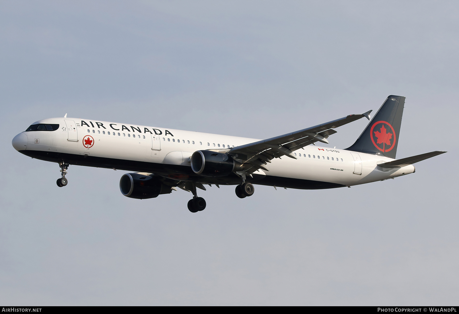 Aircraft Photo of C-GYGU | Airbus A321-211 | Air Canada | AirHistory.net #836632