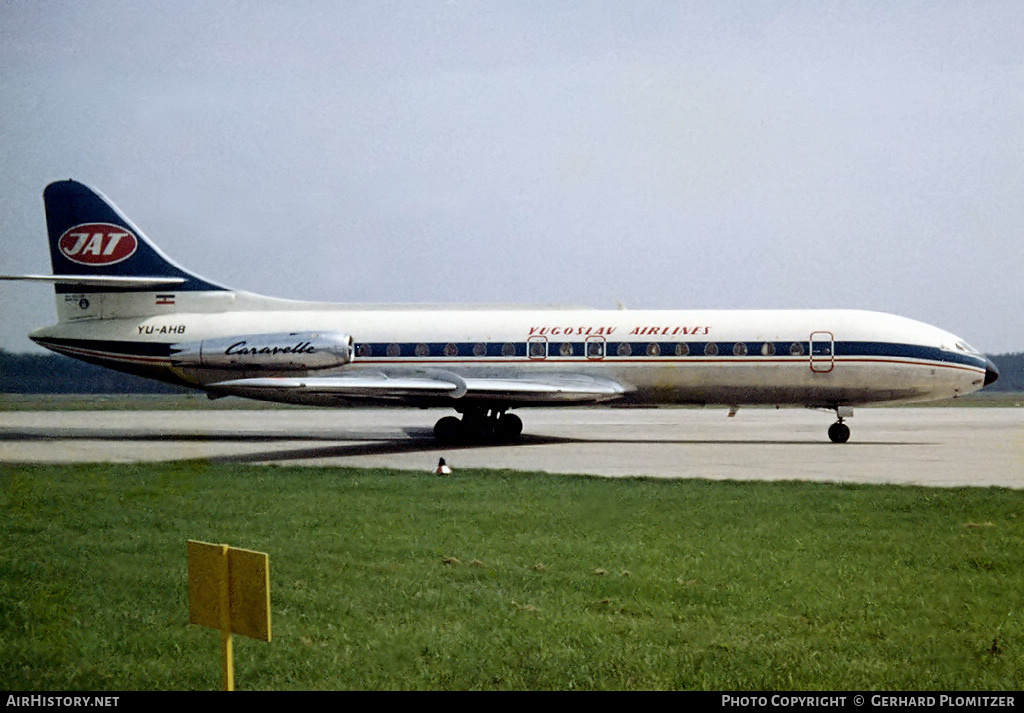 Aircraft Photo of YU-AHB | Sud SE-210 Caravelle VI-N | JAT Yugoslav Airlines - Jugoslovenski Aerotransport | AirHistory.net #836681