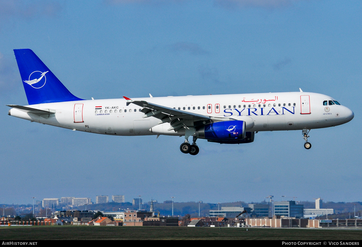 Aircraft Photo of YK-AKC | Airbus A320-232 | Syrian Air | AirHistory.net #836713