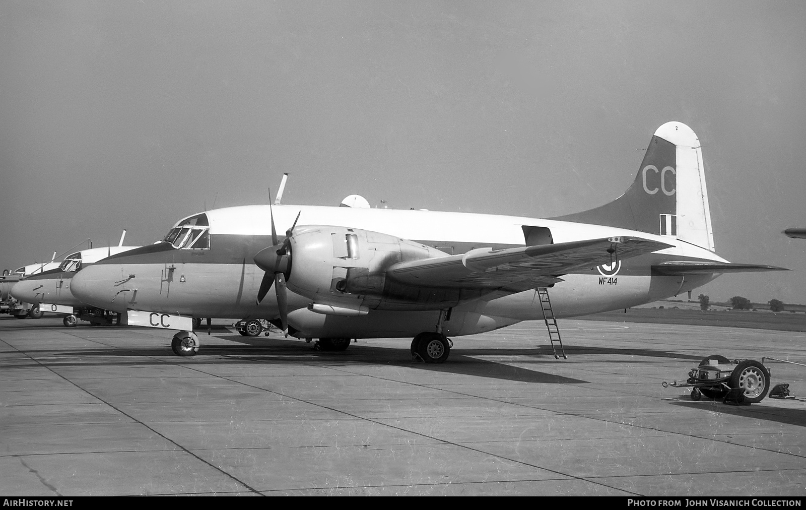 Aircraft Photo of WF414 | Vickers 668 Varsity T.1 | UK - Air Force | AirHistory.net #836748