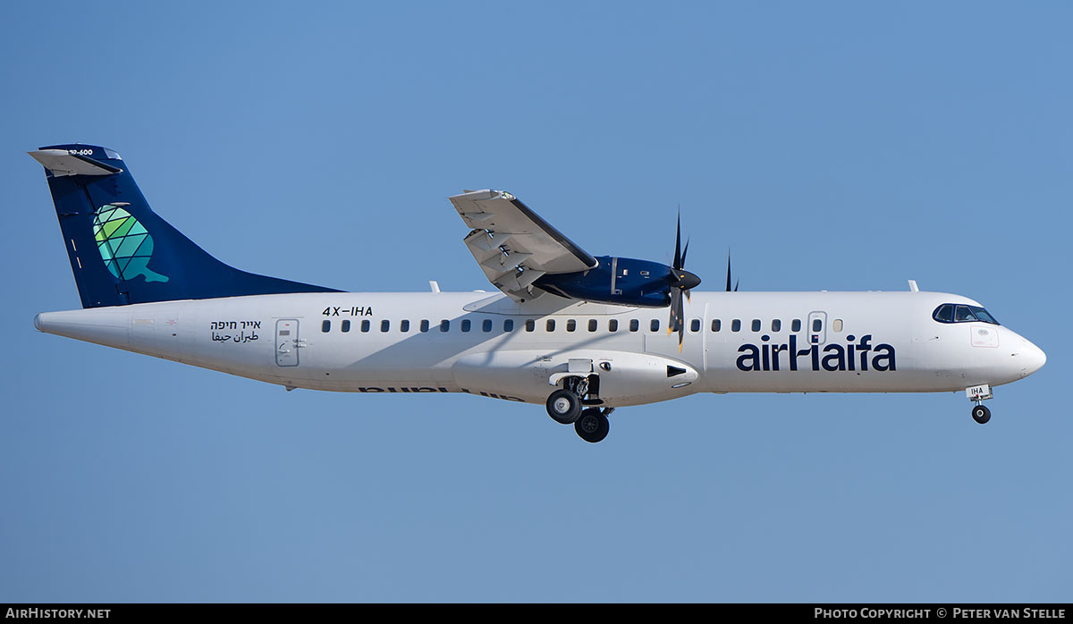Aircraft Photo of 4X-IHA | ATR ATR-72-600 (ATR-72-212A) | Air Haifa | AirHistory.net #836761