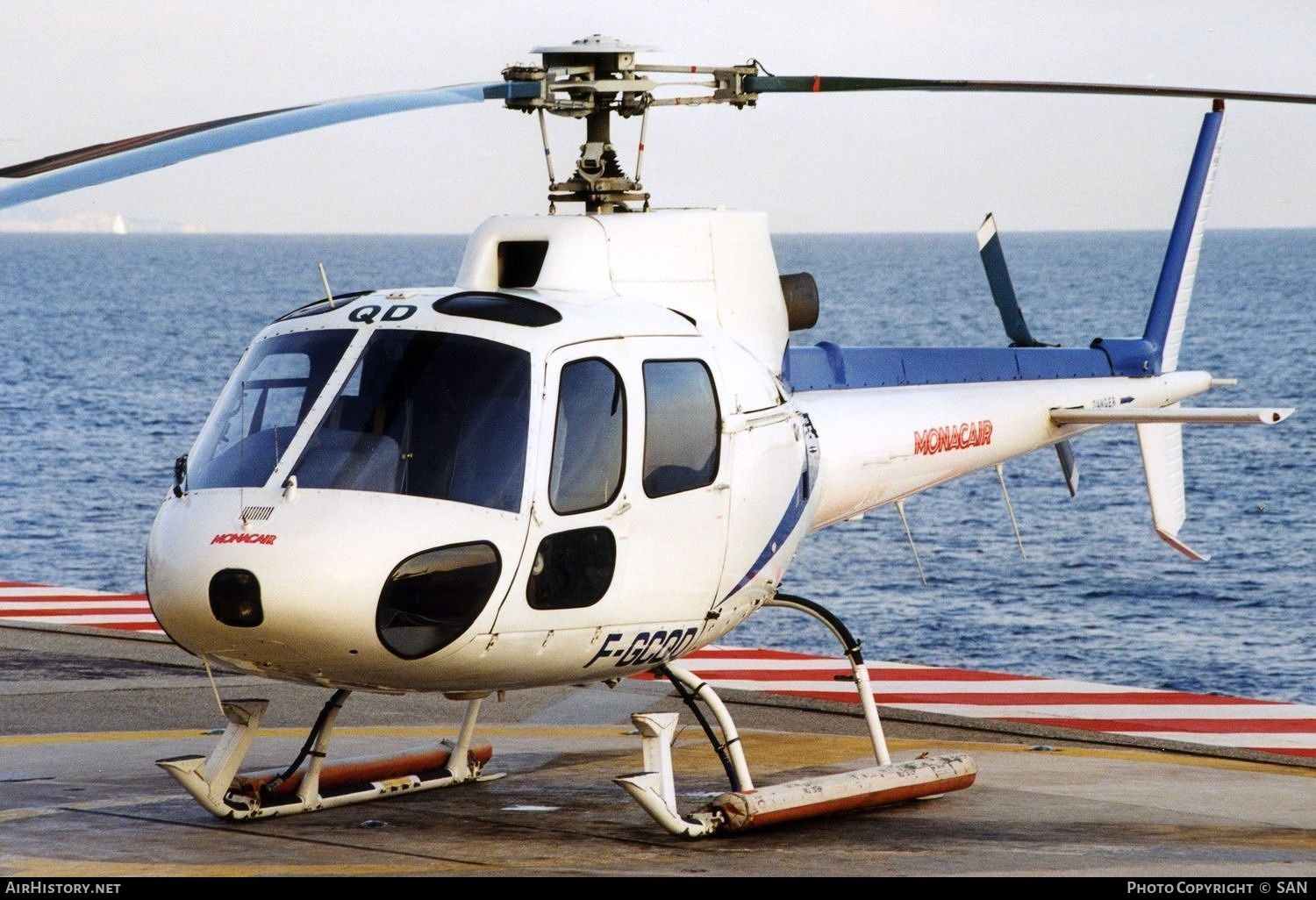 Aircraft Photo of F-GCQD / QD | Aerospatiale AS-350B Ecureuil | Monacair | AirHistory.net #836794