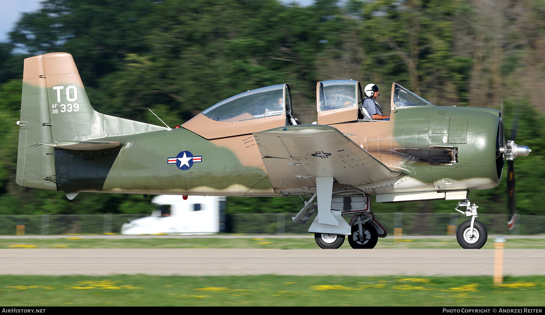 Aircraft Photo of N28XT / 38-339 | North American T-28B Trojan | USA - Air Force | AirHistory.net #836834