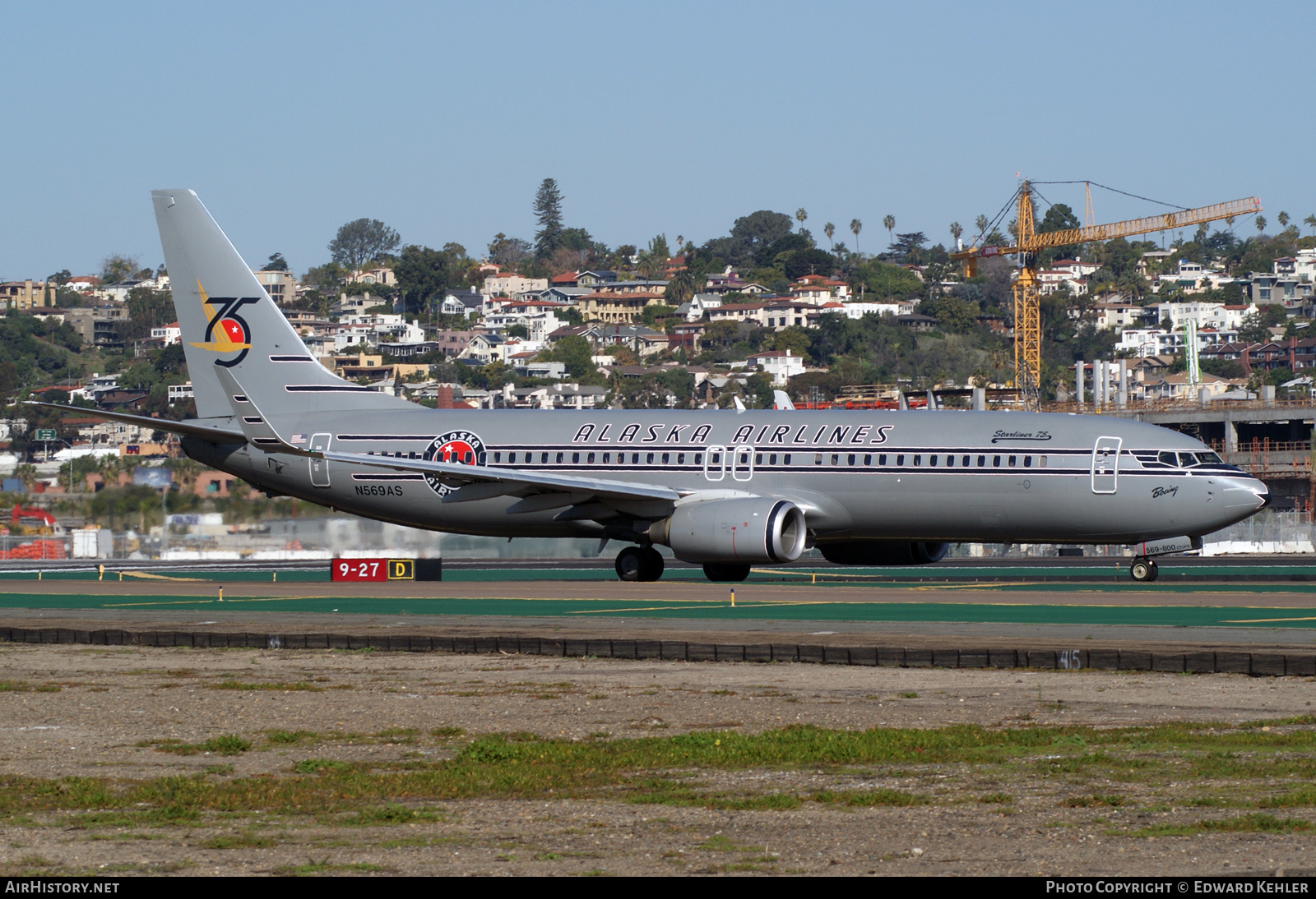Aircraft Photo of N569AS | Boeing 737-890 | Alaska Airlines | AirHistory.net #836974