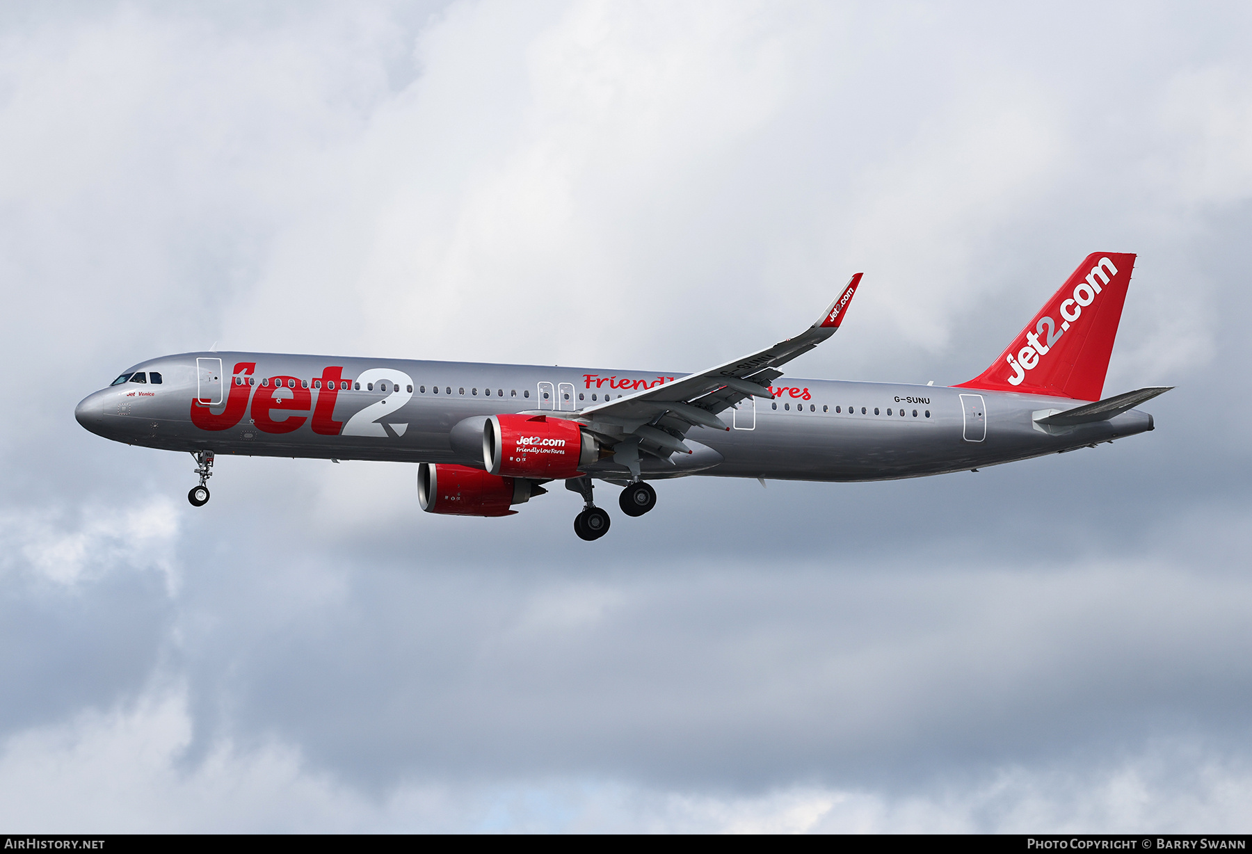 Aircraft Photo of G-SUNU | Airbus A321-251NXL | Jet2 | AirHistory.net #836999