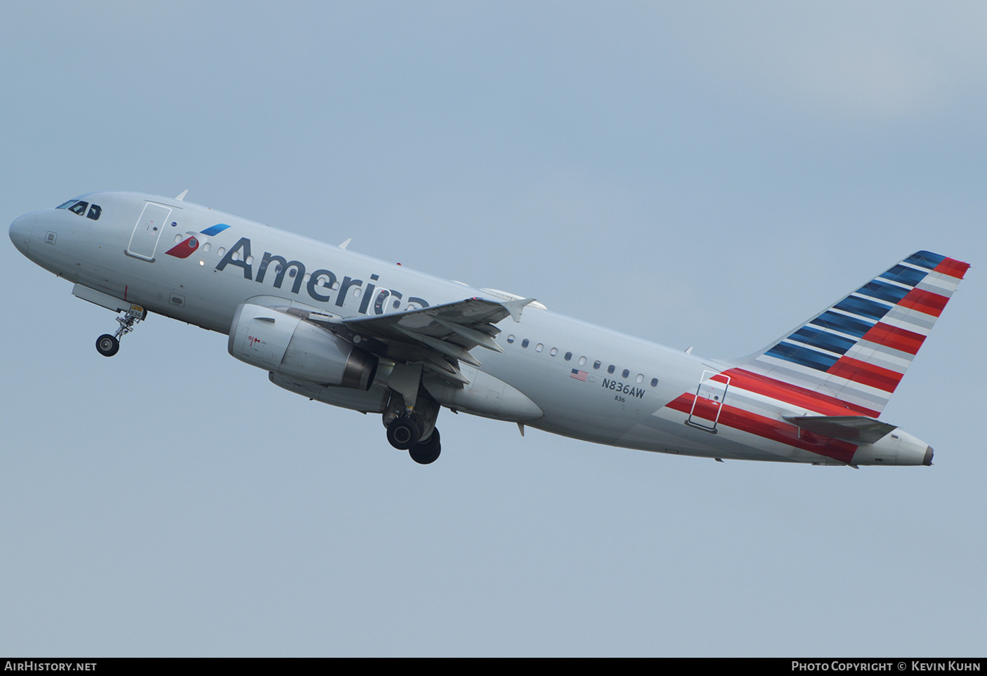 Aircraft Photo of N836AW | Airbus A319-132 | American Airlines | AirHistory.net #837003