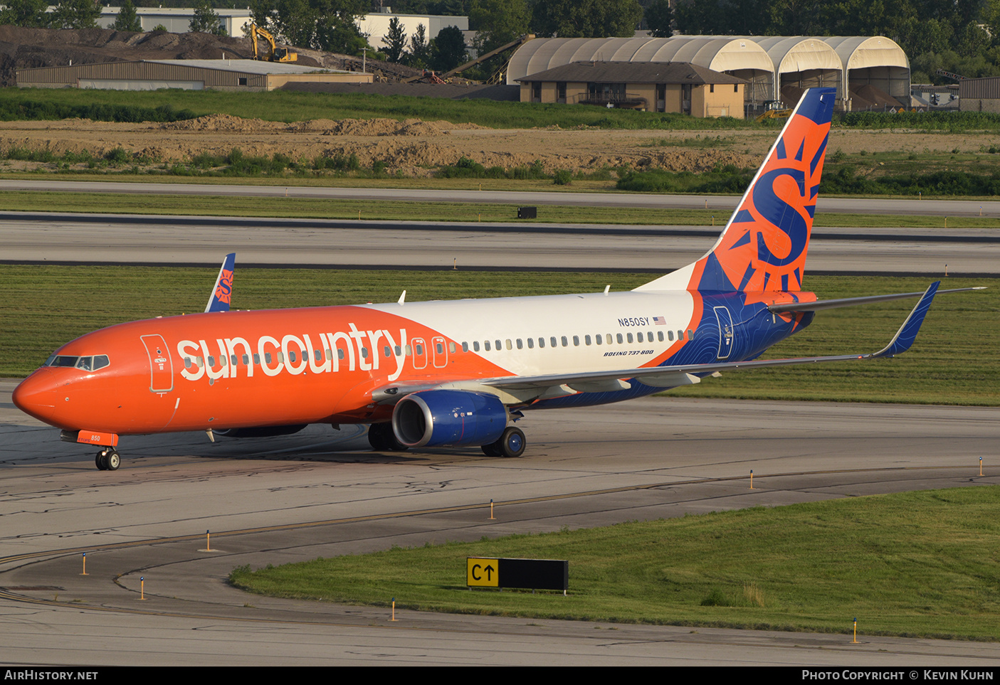 Aircraft Photo of N850SY | Boeing 737-8KN | Sun Country Airlines | AirHistory.net #837004