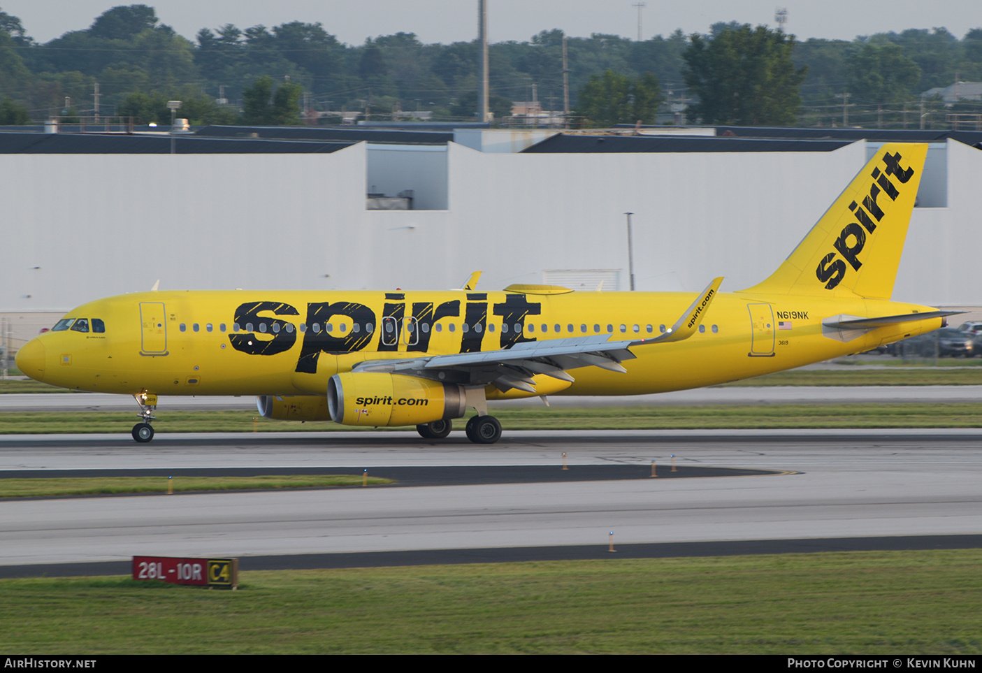 Aircraft Photo of N619NK | Airbus A320-232 | Spirit Airlines | AirHistory.net #837043
