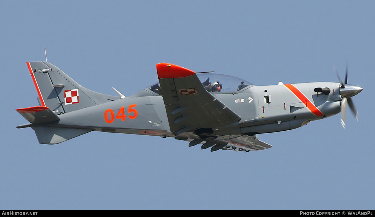 Aircraft Photo of 045 | PZL-Okecie PZL-130TC-1 Turbo Orlik | Poland - Air Force | AirHistory.net #837084