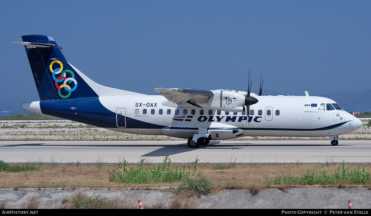Aircraft Photo of SX-OAX | ATR ATR-42-600 | Olympic | AirHistory.net #837085