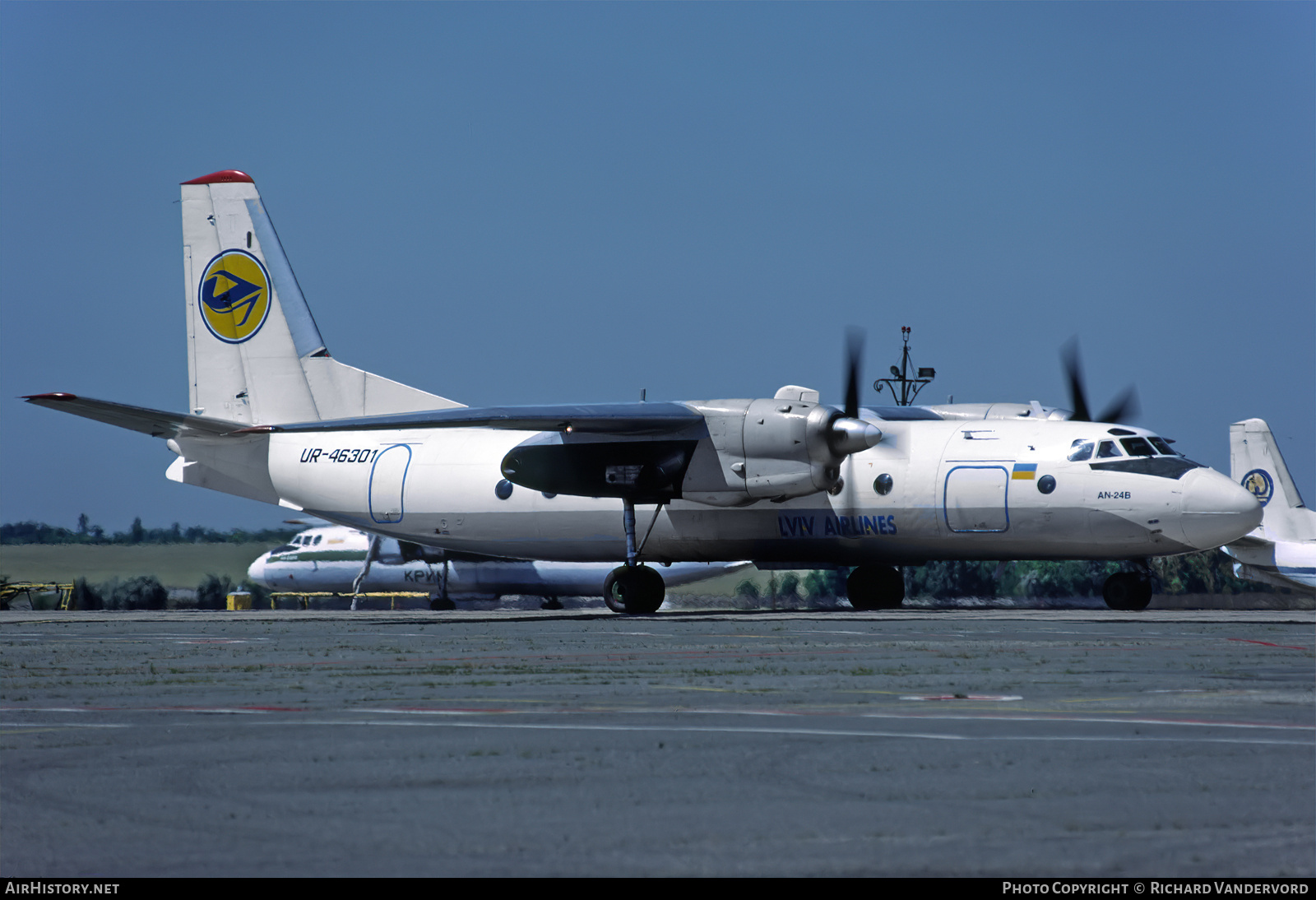 Aircraft Photo of UR-46301 | Antonov An-24B | Lviv Airlines | AirHistory.net #837089