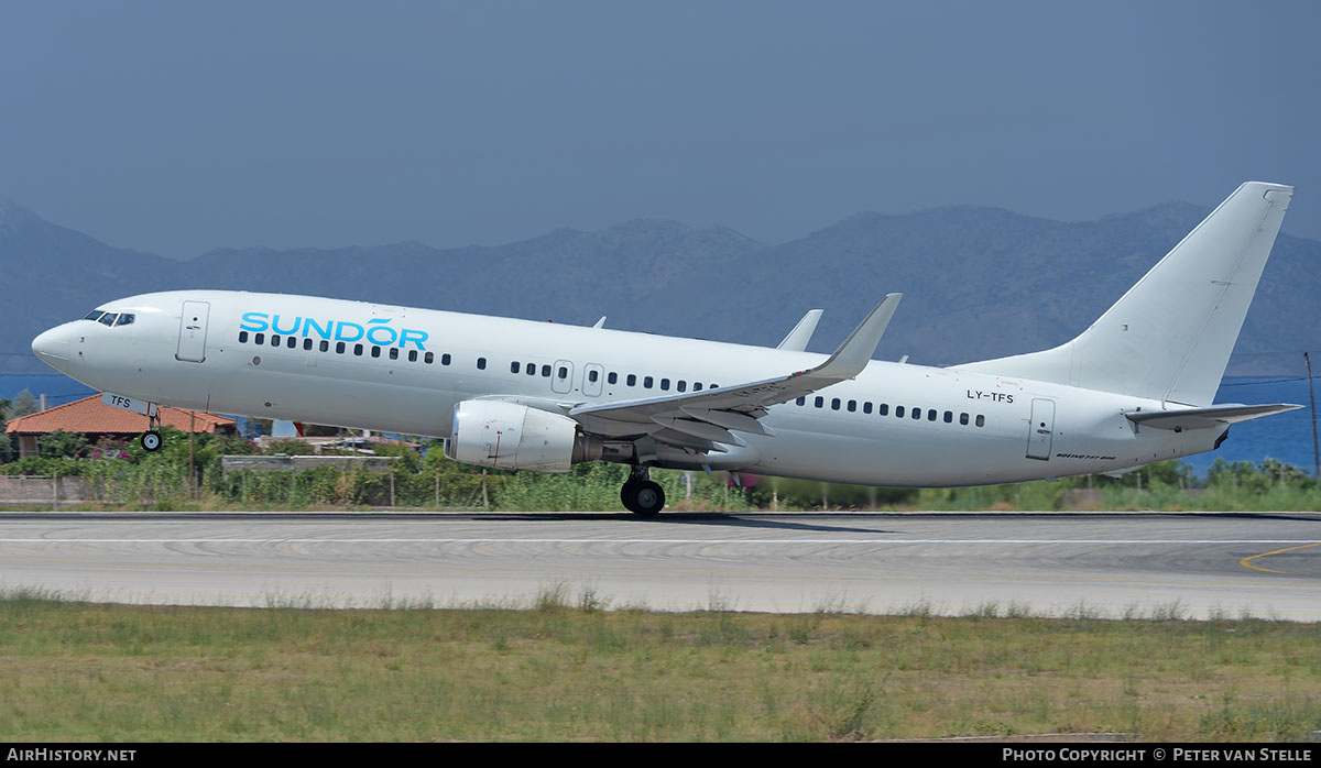 Aircraft Photo of LY-TFS | Boeing 737-86J | Sun d'Or International Airlines | AirHistory.net #837095