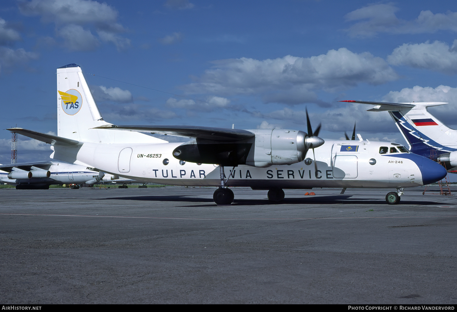 Aircraft Photo of UN-46253 | Antonov An-24B | Tulpar Avia Service | AirHistory.net #837097