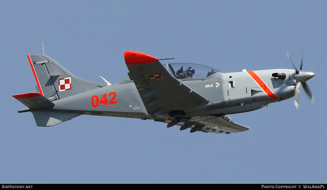 Aircraft Photo of 042 | PZL-Okecie PZL-130... Turbo Orlik | Poland - Air Force | AirHistory.net #837162
