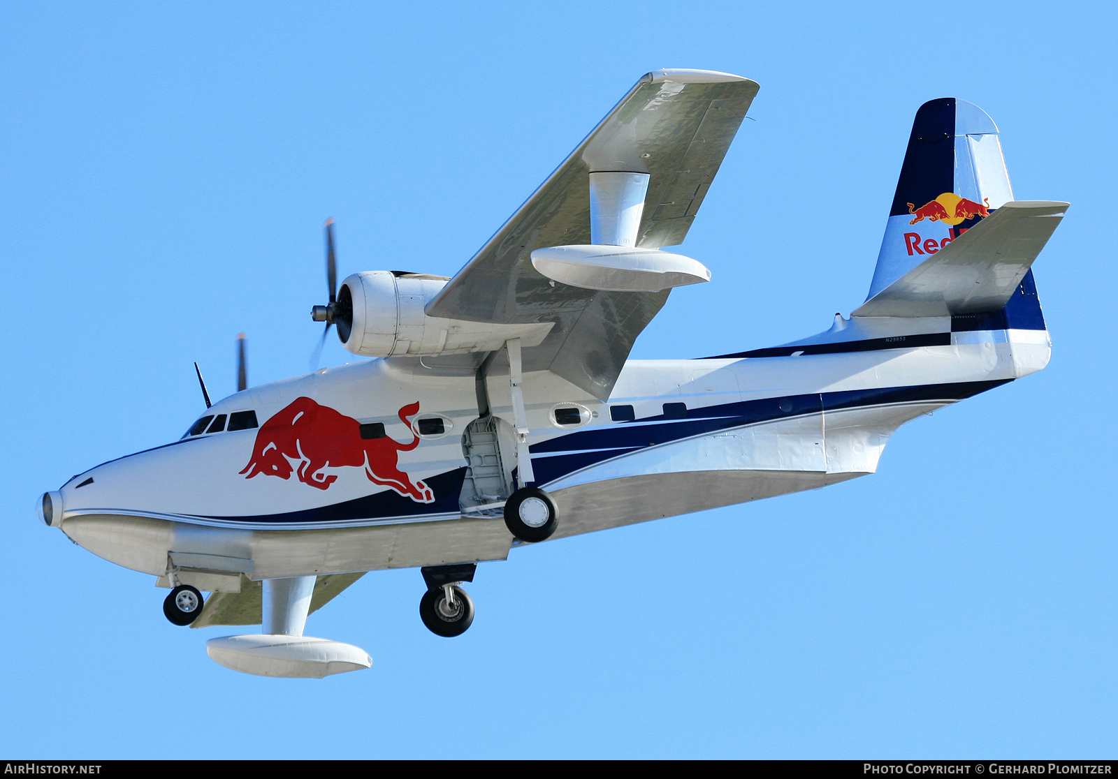 Aircraft Photo of N29853 | Grumman HU-16E Albatross | Red Bull | AirHistory.net #837212