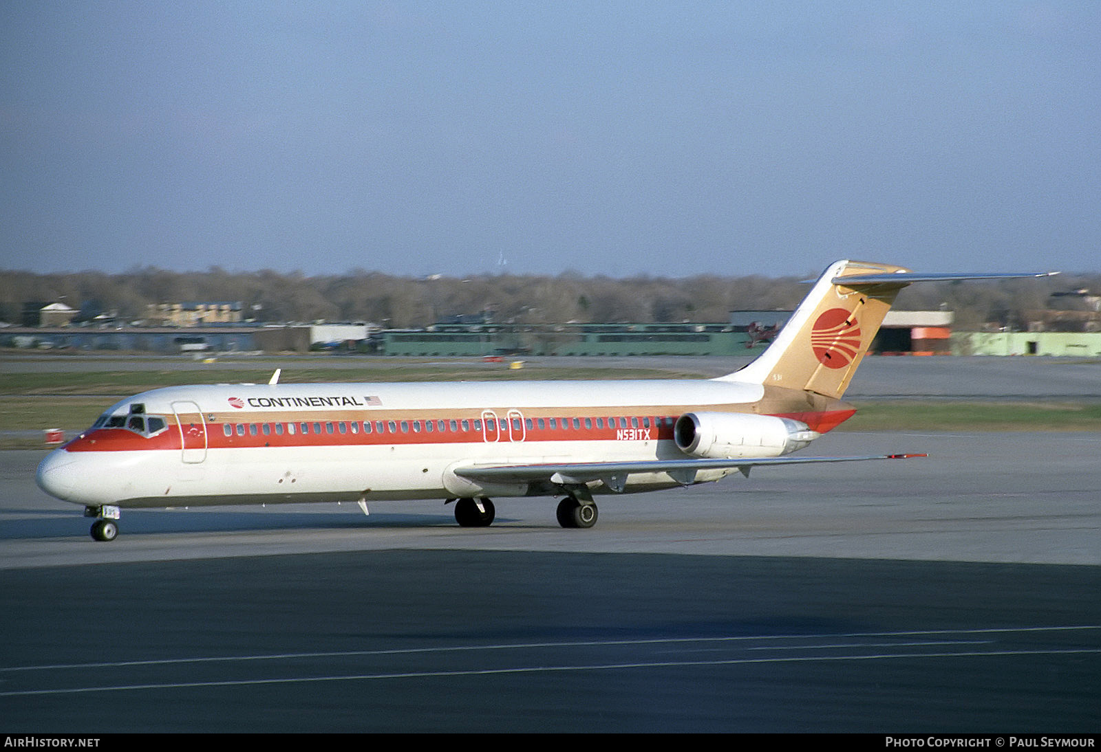 Aircraft Photo of N531TX | McDonnell Douglas DC-9-32 | Continental Airlines | AirHistory.net #837225