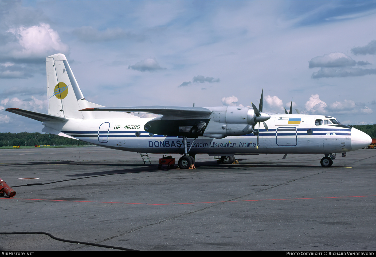 Aircraft Photo of UR-46585 | Antonov An-24B | Donbass - Eastern Ukrainian Airlines | AirHistory.net #837236