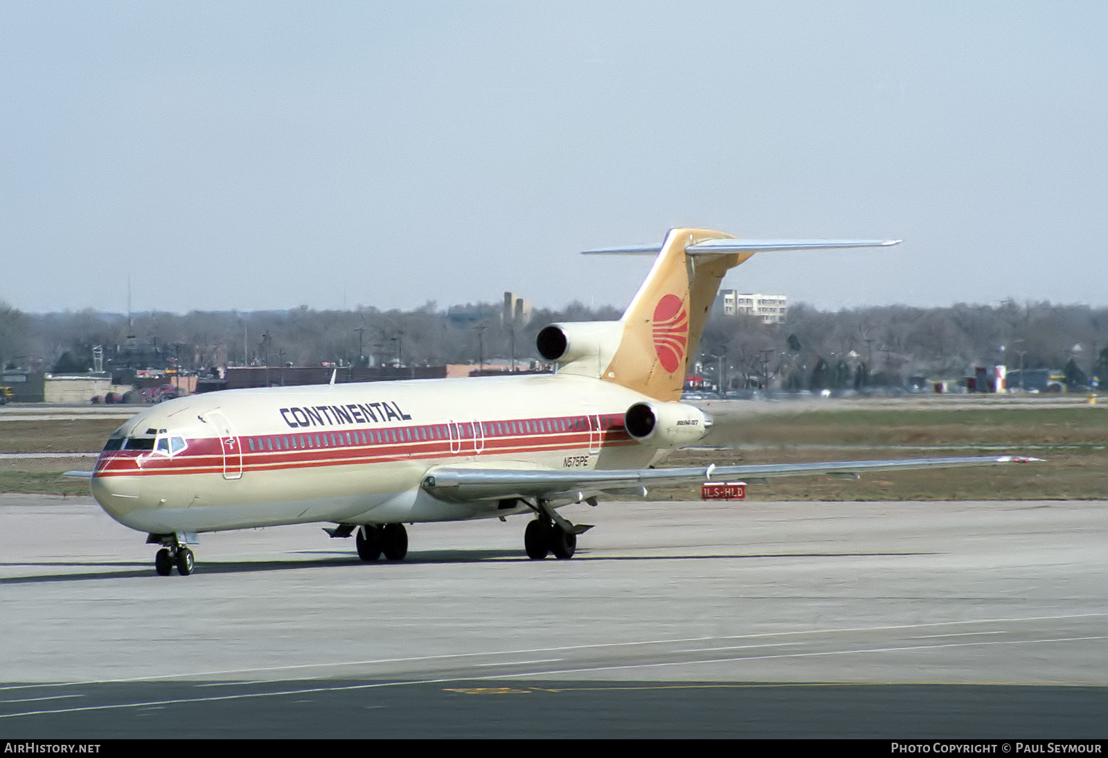 Aircraft Photo of N575PE | Boeing 727-243/Adv | Continental Airlines | AirHistory.net #837238
