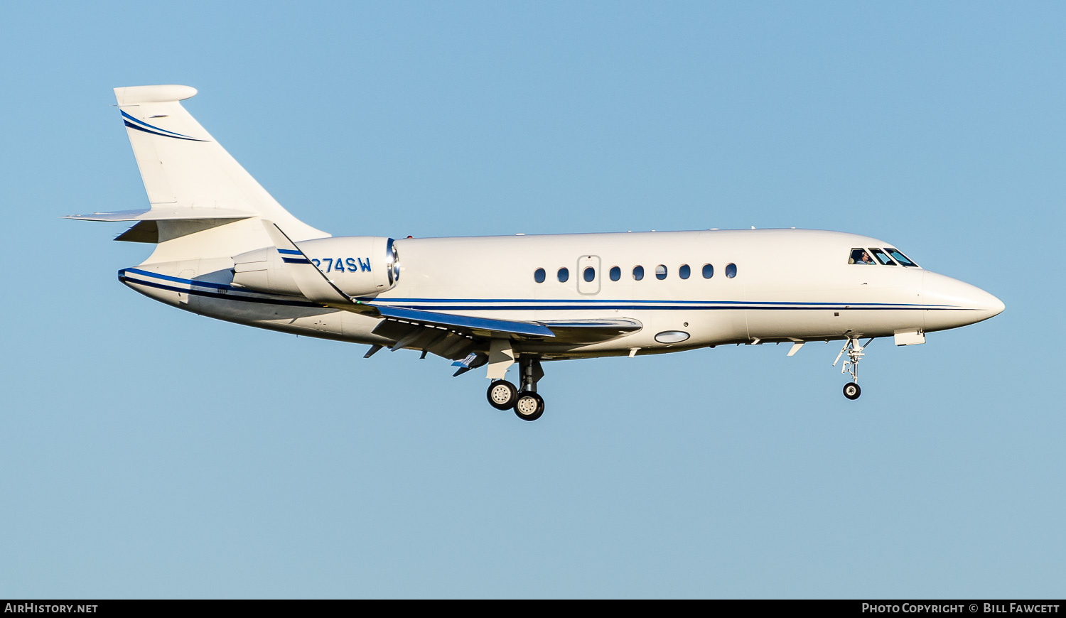Aircraft Photo of N274SW | Dassault Falcon 2000EX | AirHistory.net #837282