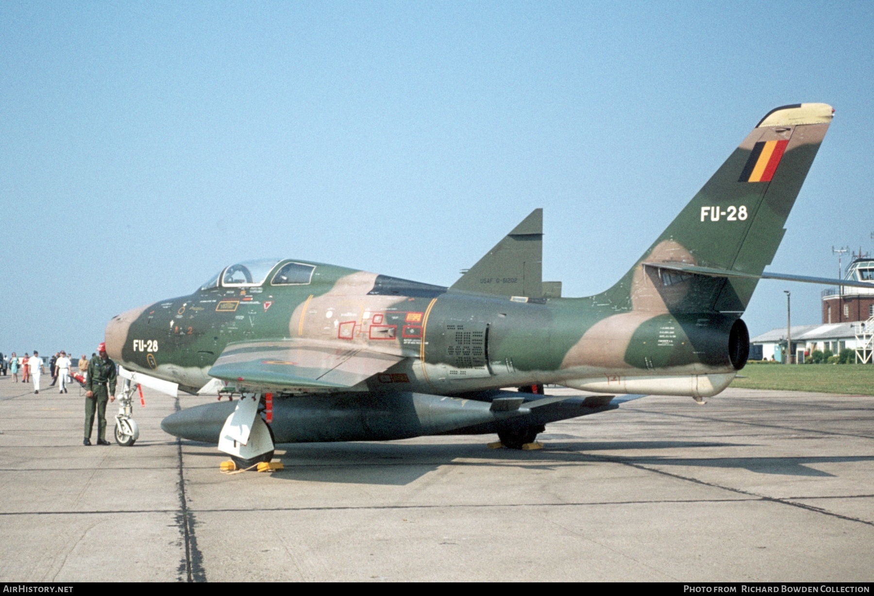 Aircraft Photo of FU-28 | Republic F-84F Thunderstreak | Belgium - Air Force | AirHistory.net #837330