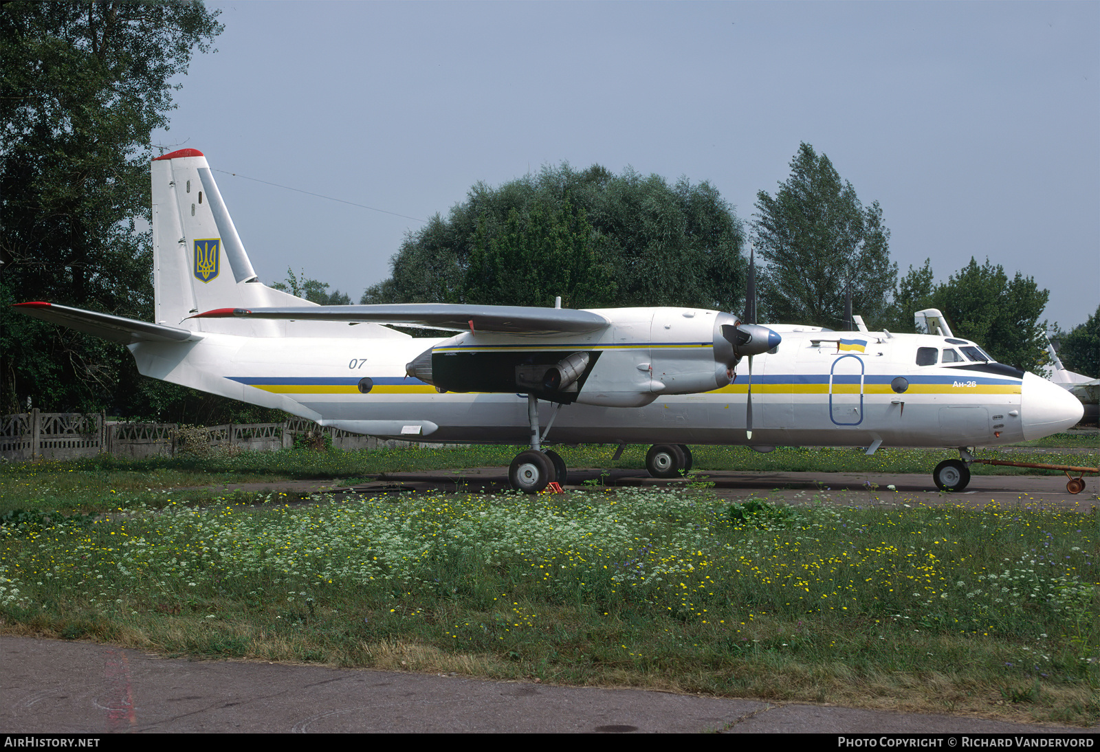 Aircraft Photo of 07 | Antonov An-26 | Ukraine - Air Force | AirHistory.net #837376