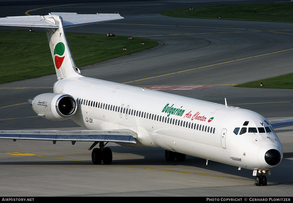 Aircraft Photo of LZ-LDY | McDonnell Douglas MD-82 (DC-9-82) | Bulgarian Air Charter | AirHistory.net #837415