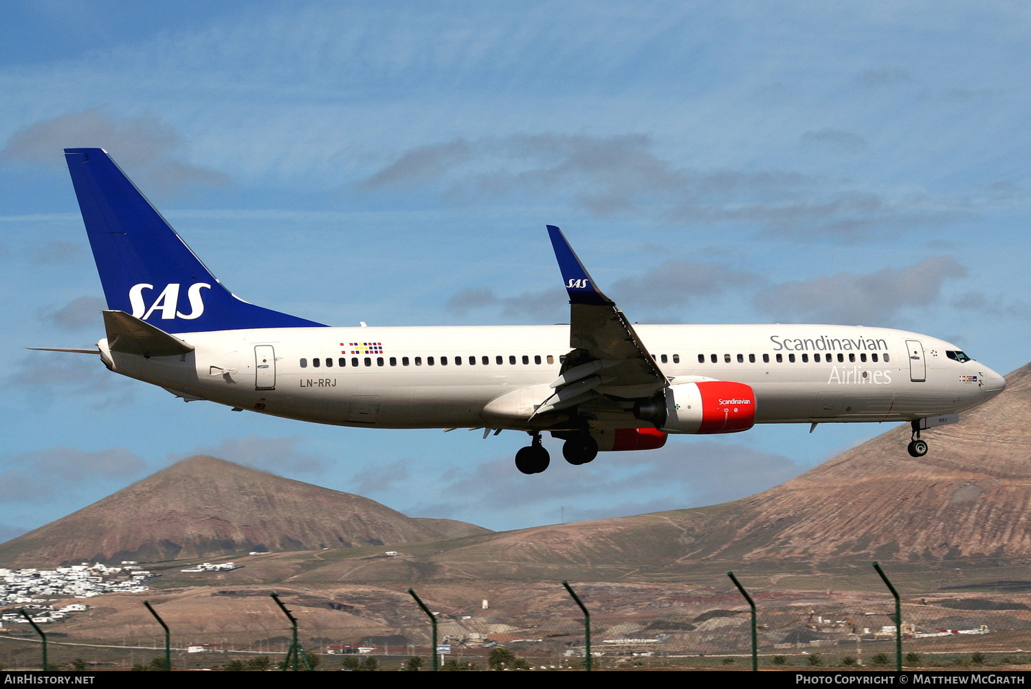 Aircraft Photo of LN-RRJ | Boeing 737-883 | Scandinavian Airlines - SAS | AirHistory.net #837440