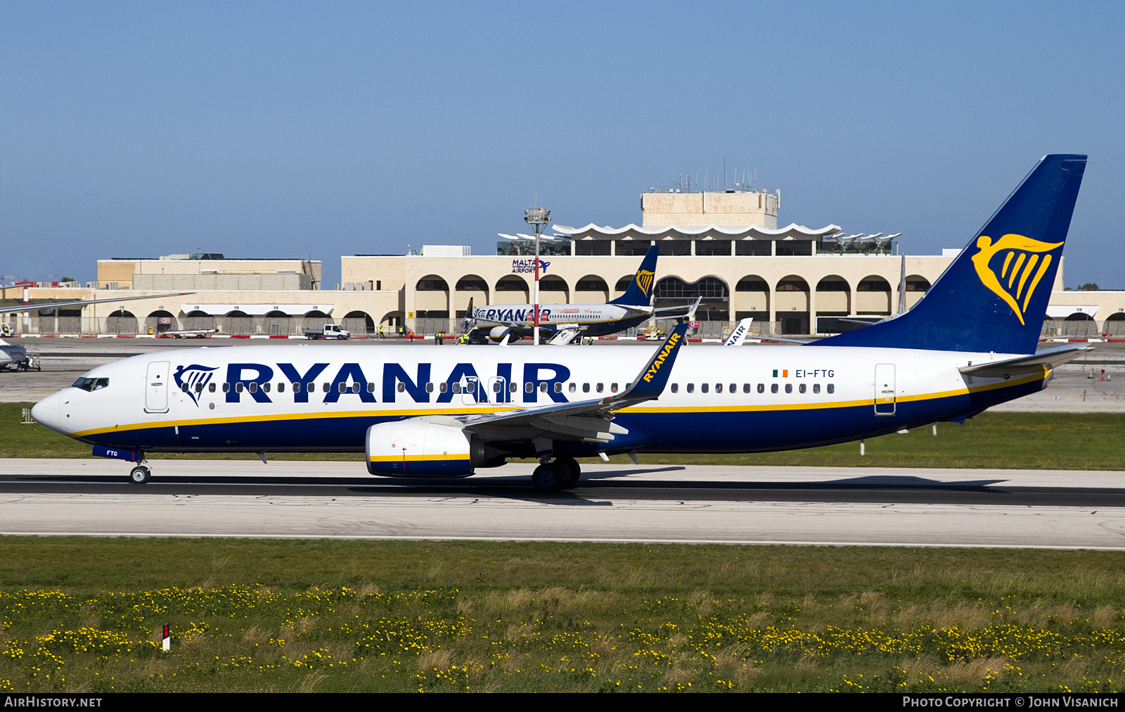 Aircraft Photo of EI-FTG | Boeing 737-800 | Ryanair | AirHistory.net #837450
