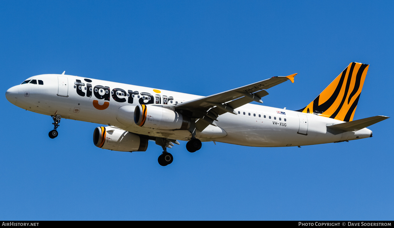 Aircraft Photo of VH-XUG | Airbus A320-232 | Tigerair | AirHistory.net #837484