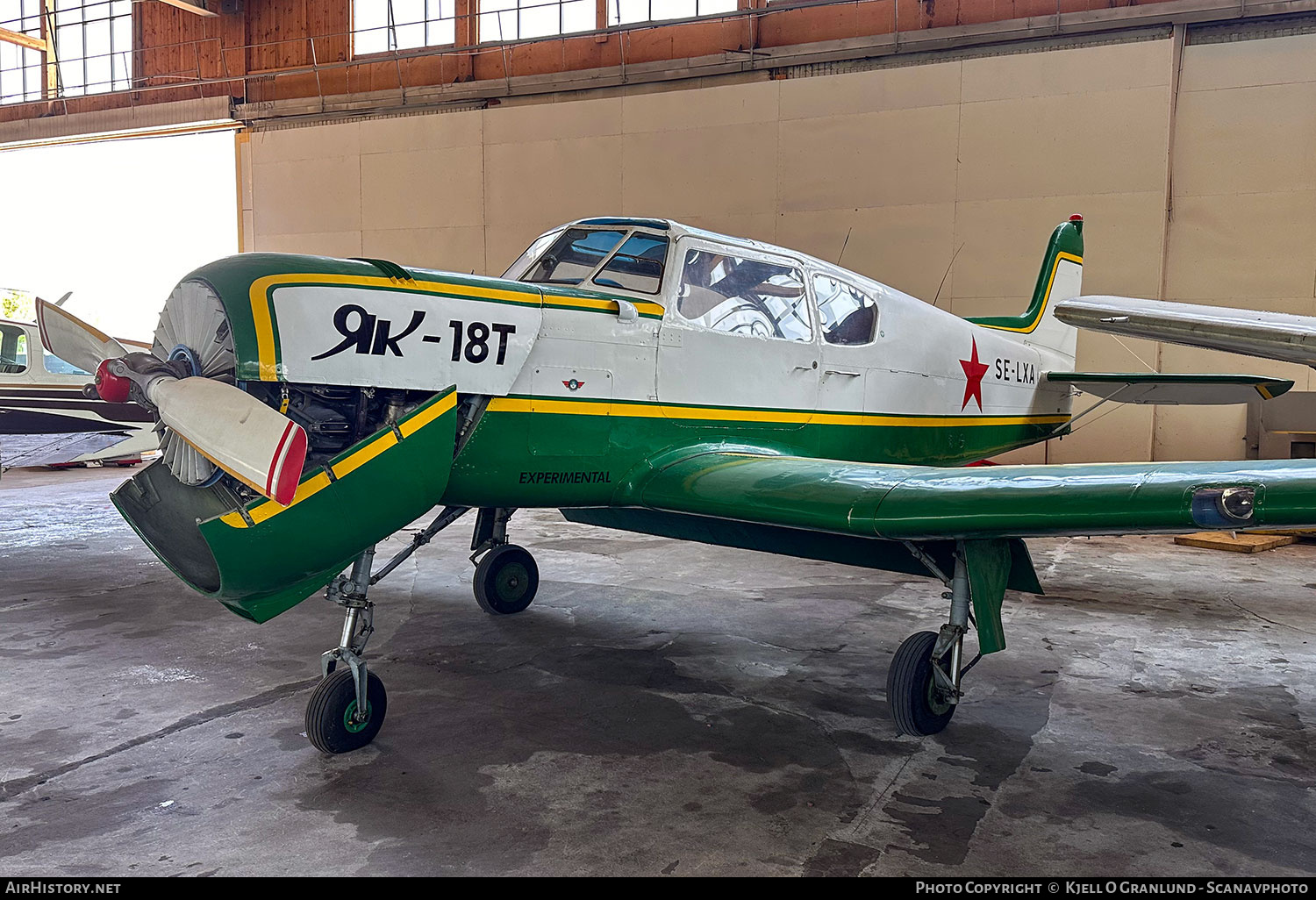 Aircraft Photo of SE-LXA | Yakovlev Yak-18T | AirHistory.net #837495