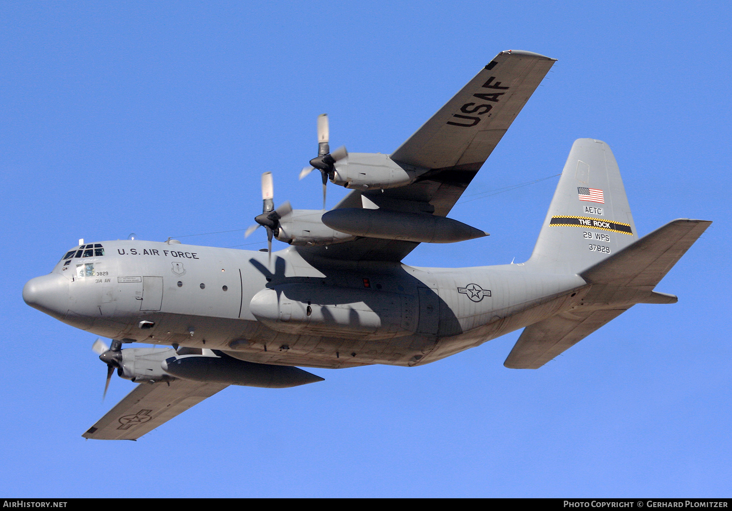 Aircraft Photo of 63-7829 / 37829 | Lockheed C-130E Hercules (L-382) | USA - Air Force | AirHistory.net #837500