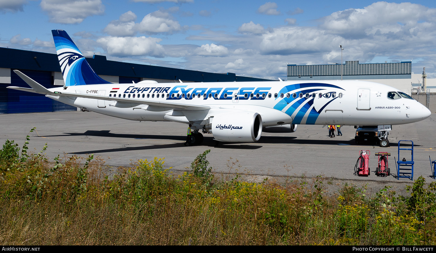 Aircraft Photo of C-FPBE | Airbus A220-300 (BD-500-1A11) | EgyptAir Express | AirHistory.net #837515