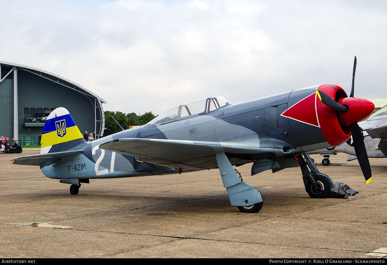 Aircraft Photo of F-AZIM / 27 white | Yakovlev Yak-3U | Ukraine - Air Force | AirHistory.net #837526