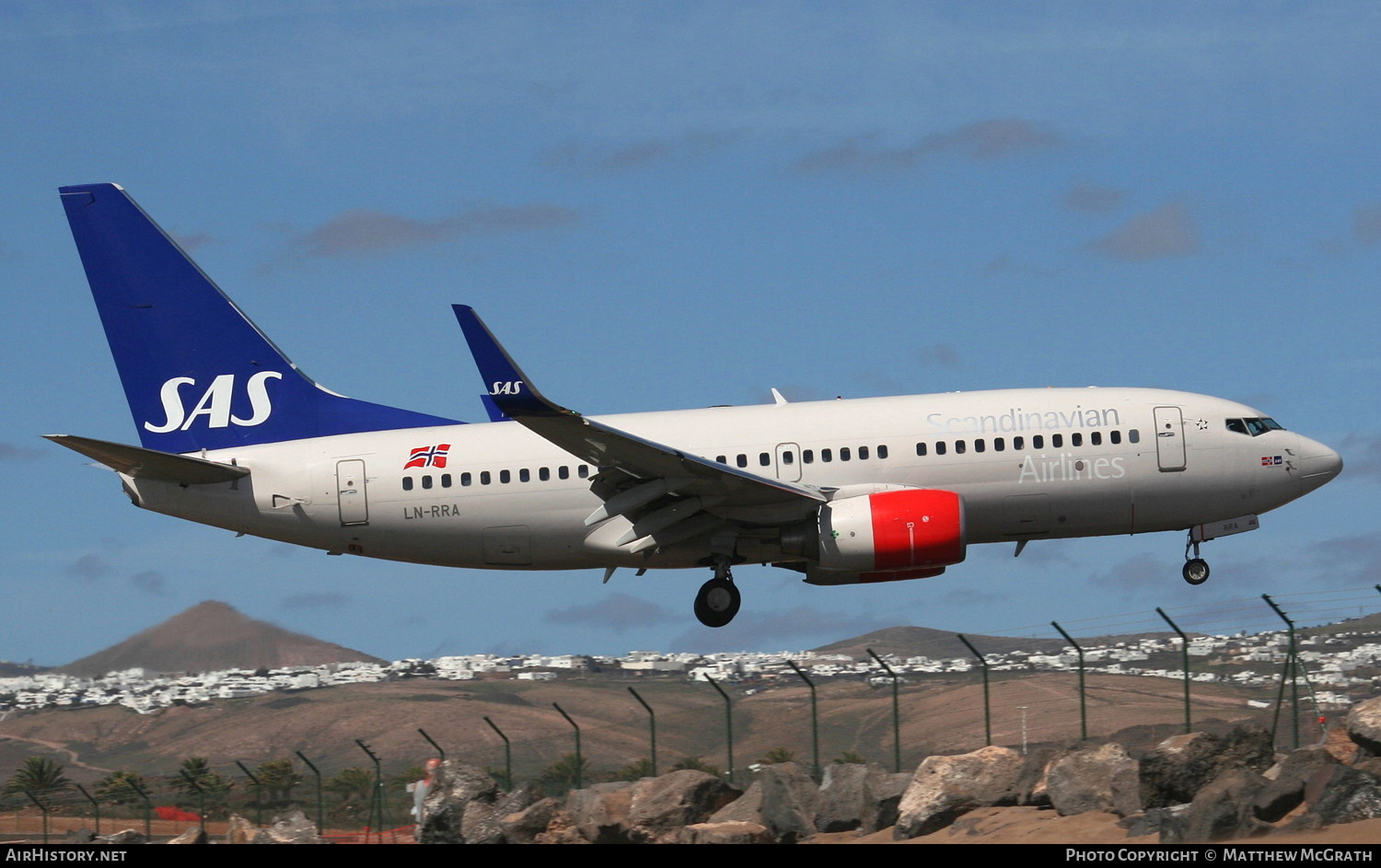 Aircraft Photo of LN-RRA | Boeing 737-783 | Scandinavian Airlines - SAS | AirHistory.net #837581