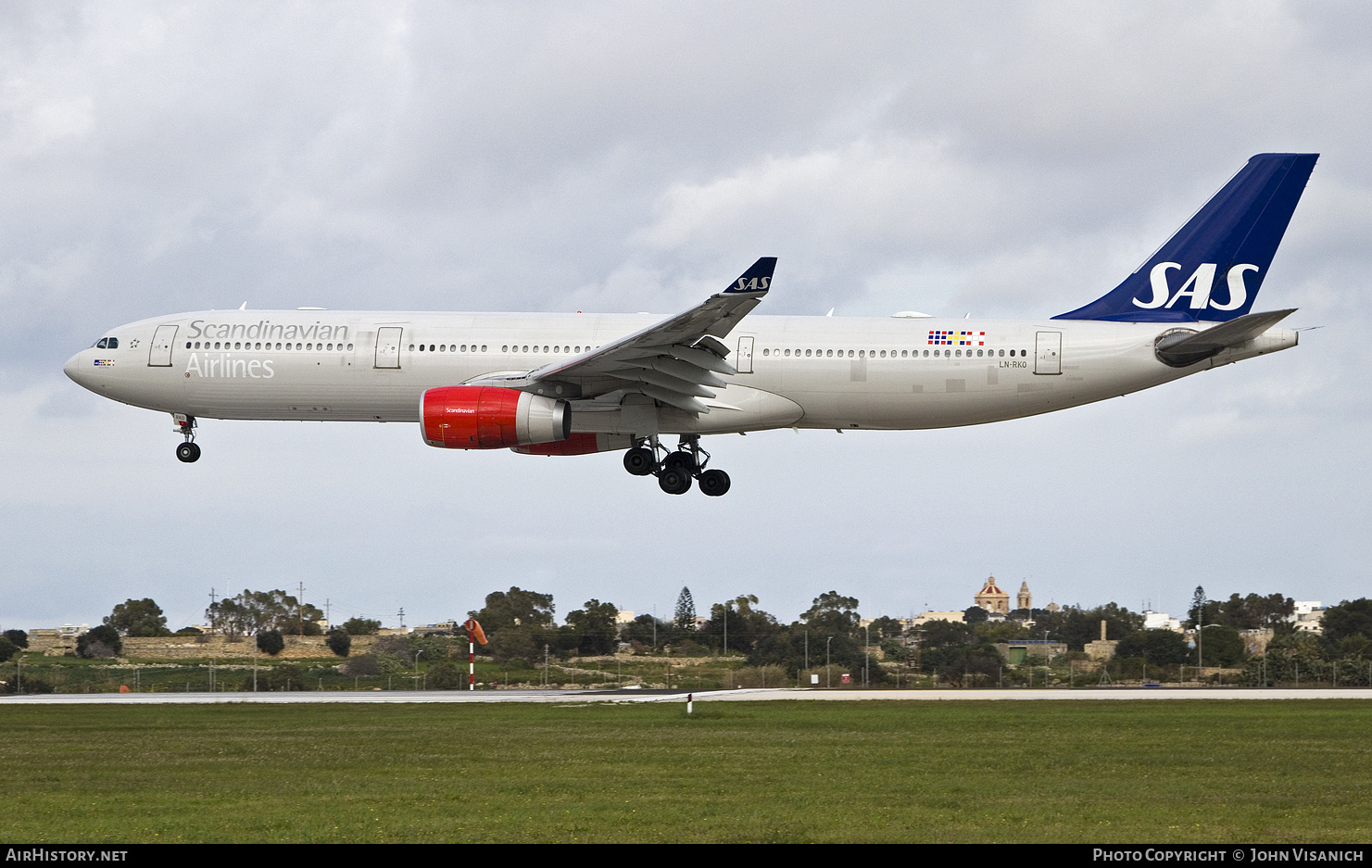 Aircraft Photo of LN-RKO | Airbus A330-343E | Scandinavian Airlines - SAS | AirHistory.net #837589