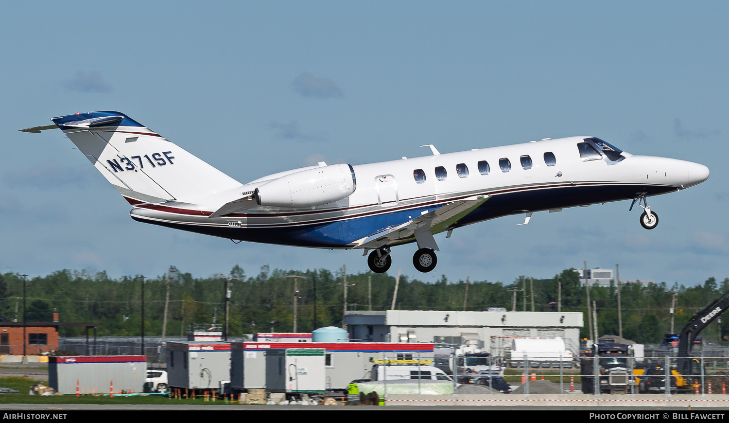 Aircraft Photo of N371SF | Cessna 525B CitationJet CJ3+ | AirHistory.net #837632