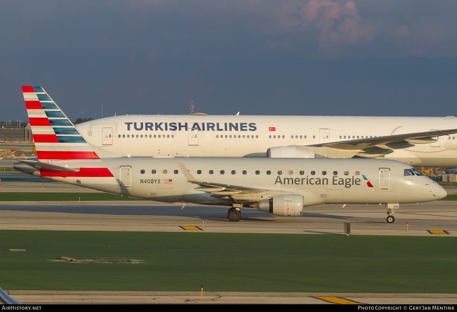 Aircraft Photo of N408YX | Embraer 175LR (ERJ-170-200LR) | American Eagle | AirHistory.net #837646
