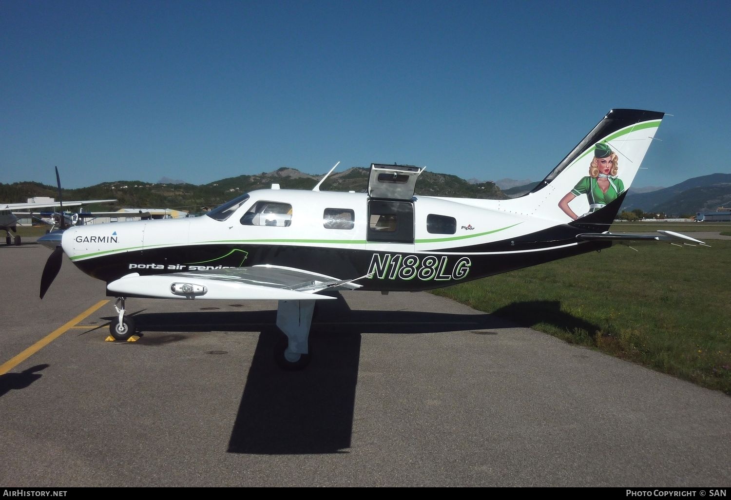 Aircraft Photo of N188LG | Piper PA-46-350P Malibu Mirage | Porta Air Service | AirHistory.net #837663