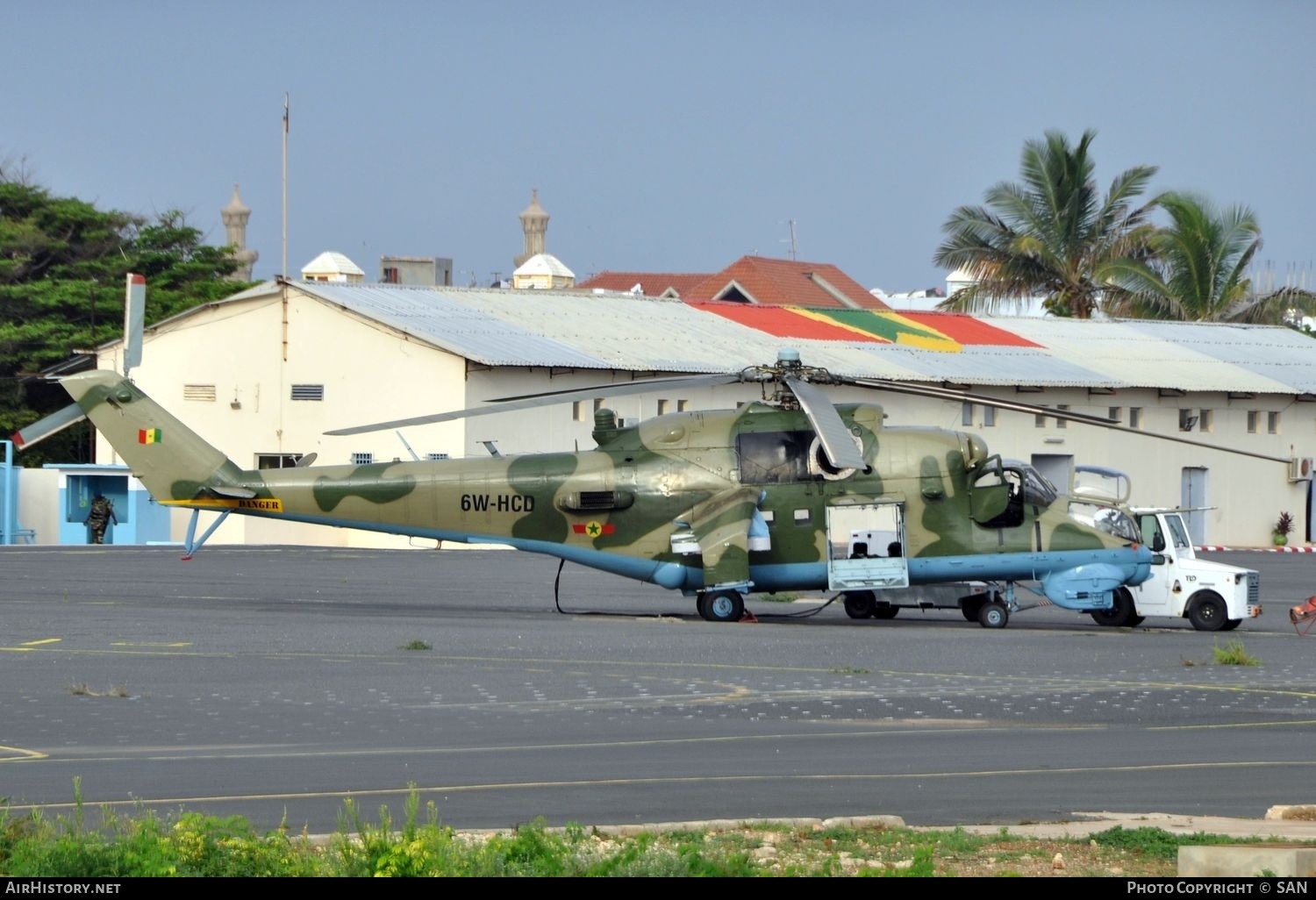 Aircraft Photo of 6W-HCD | Mil Mi-24V | Senegal - Air Force | AirHistory.net #837671