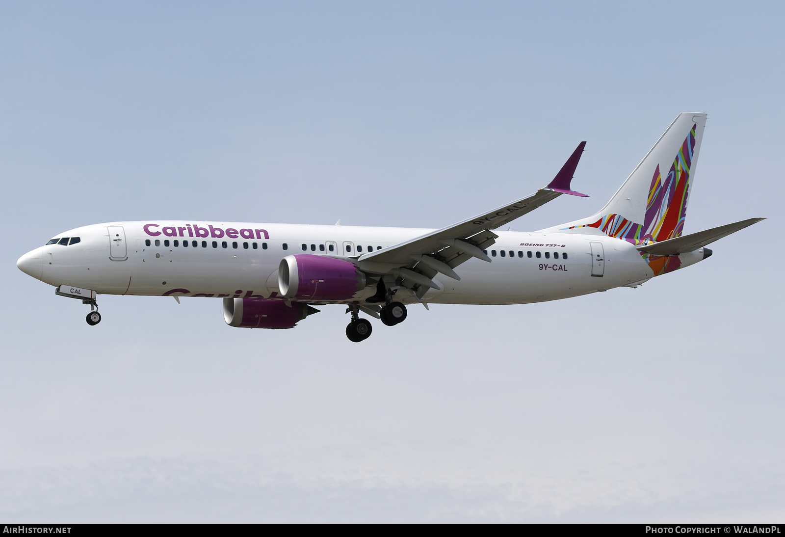 Aircraft Photo of 9Y-CAL | Boeing 737-8 Max 8 | Caribbean Airlines | AirHistory.net #837751