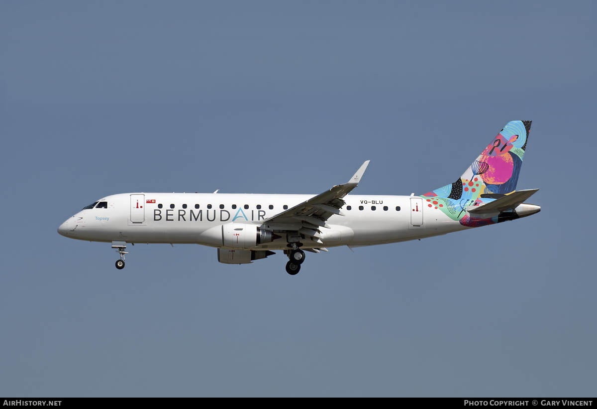 Aircraft Photo of VQ-BLU | Embraer 175STD (ERJ-170-200STD) | BermudAir | AirHistory.net #837819