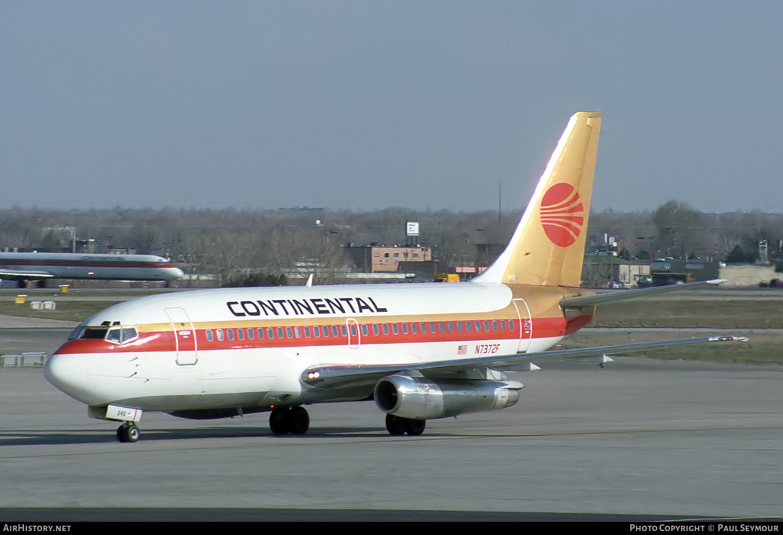 Aircraft Photo of N7372F | Boeing 737-2C0 | Continental Airlines | AirHistory.net #837915