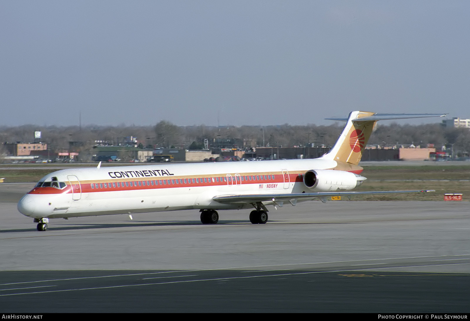 Aircraft Photo of N816NY | McDonnell Douglas MD-82 (DC-9-82) | Continental Airlines | AirHistory.net #837920