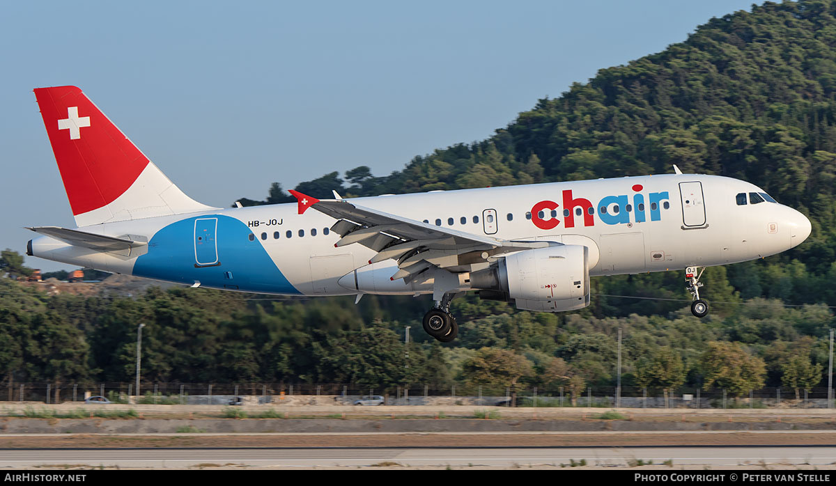Aircraft Photo of HB-JOJ | Airbus A319-112 | Chair Airlines | AirHistory.net #837959