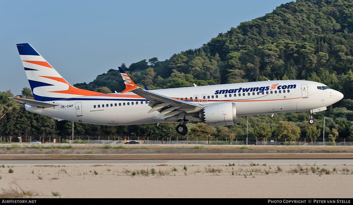 Aircraft Photo of OK-SWF | Boeing 737-8 Max 8 | Smartwings | AirHistory.net #837963